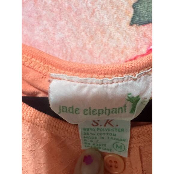 Jade Elephant - Peach Sleeveless Shirt - Size M - Picture 5 of 5